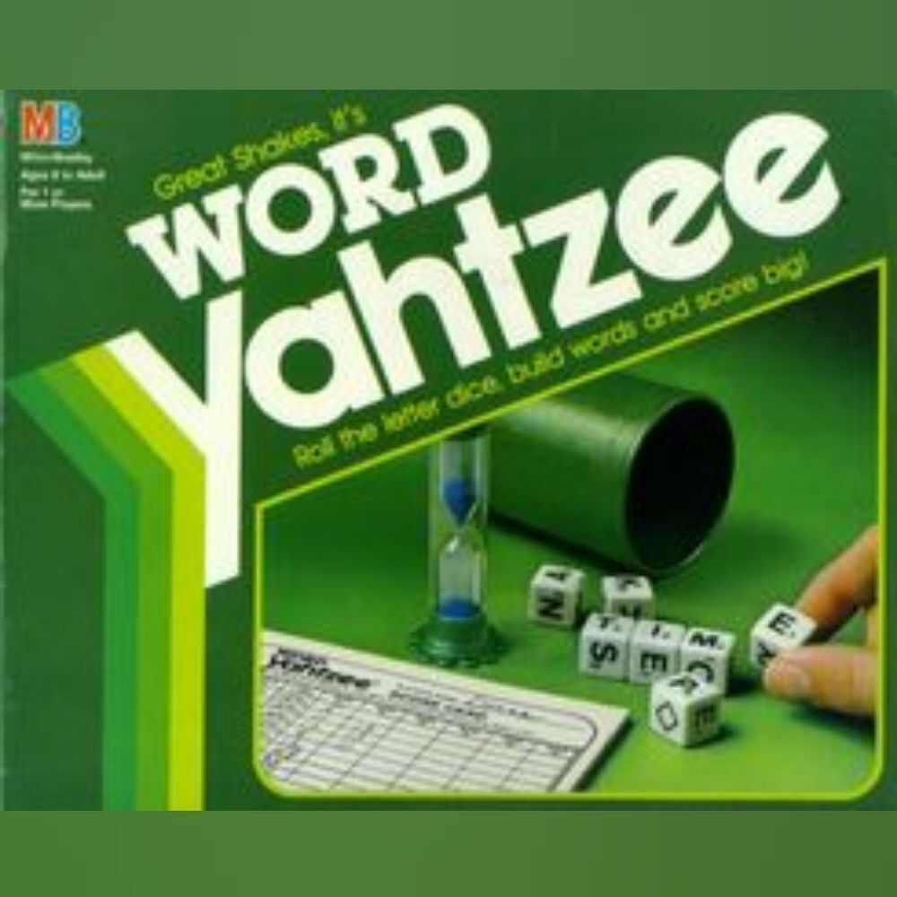💜Word Yahtzee Vintage 1991 Dice Word Game
